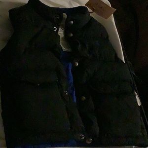 Kids reversible polo puffer vest